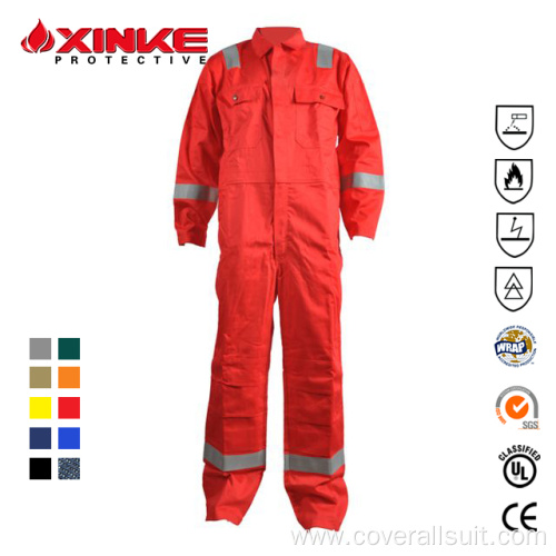 Safety Coverall Xinke protective EN 11611 permanent fire resistant clothes Factory